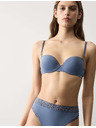 Marks & Spencer Balkonski grudnjak push-up Boston od mikrovlakna s kostijima Marks & Spencer plava