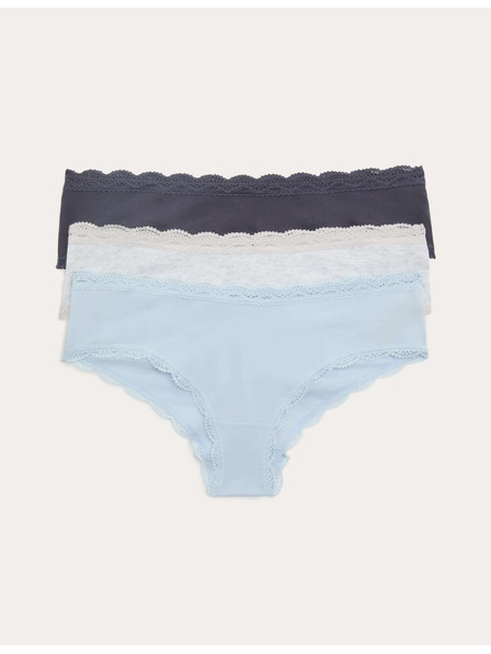 Marks & Spencer 3 kom hipster gaća Cotton Rich Marks & Spencer siva