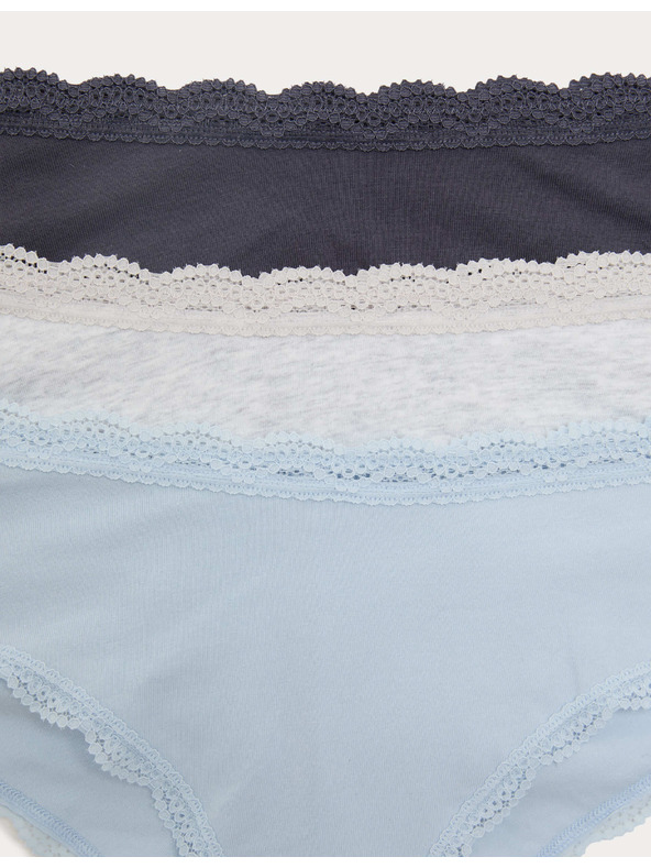 Marks & Spencer 3 kom hipster gaća Cotton Rich Marks & Spencer siva