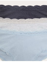 Marks & Spencer 3 kom hipster gaća Cotton Rich Marks & Spencer siva