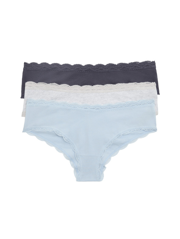 Marks & Spencer 3 kom hipster gaća Cotton Rich Marks & Spencer siva