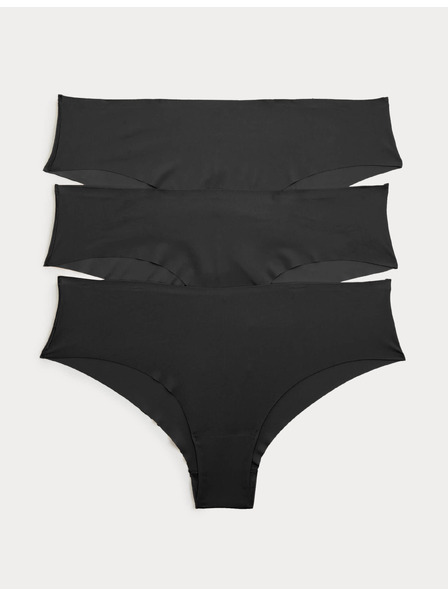 Marks & Spencer Kompleta od 3 kom gaća sa niskom strukom Body Invisibles™ bez VPL Marks & Spencer crna