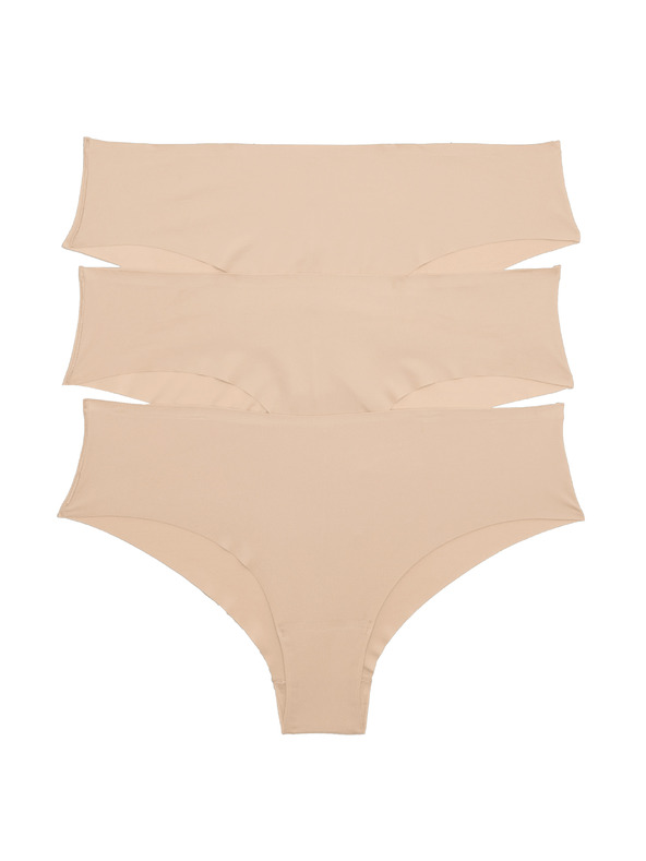 Marks & Spencer Kompleta od 3 kom gaća sa niskom strukom Body Invisibles™ bez VPL Marks & Spencer bež