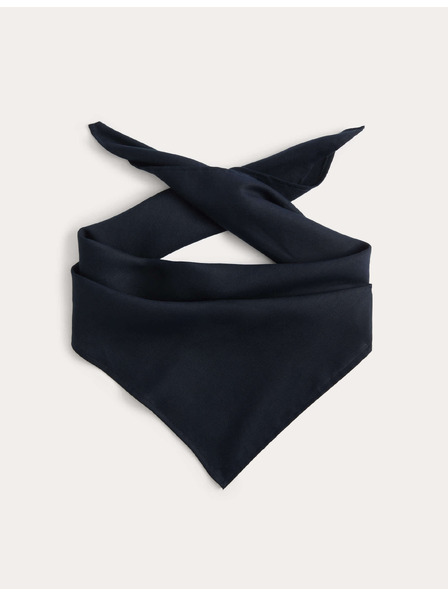 Marks & Spencer Bandana šal s motivom riblje kosti od mješavine lana Marks & Spencer mornaričko plava