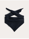 Marks & Spencer Bandana šal s motivom riblje kosti od mješavine lana Marks & Spencer mornaričko plava