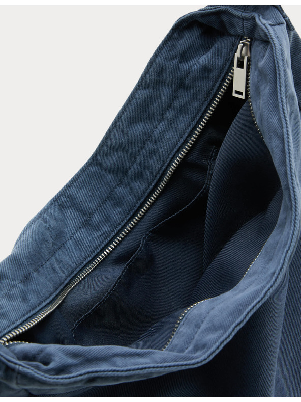 Marks & Spencer Neformalna keprena torba preko ramena Marks & Spencer plava