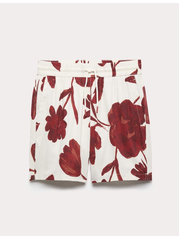 Marks & Spencer Teksturirane brzo sušeće kupaće šorce s cvjetnim motivom Marks & Spencer crvena