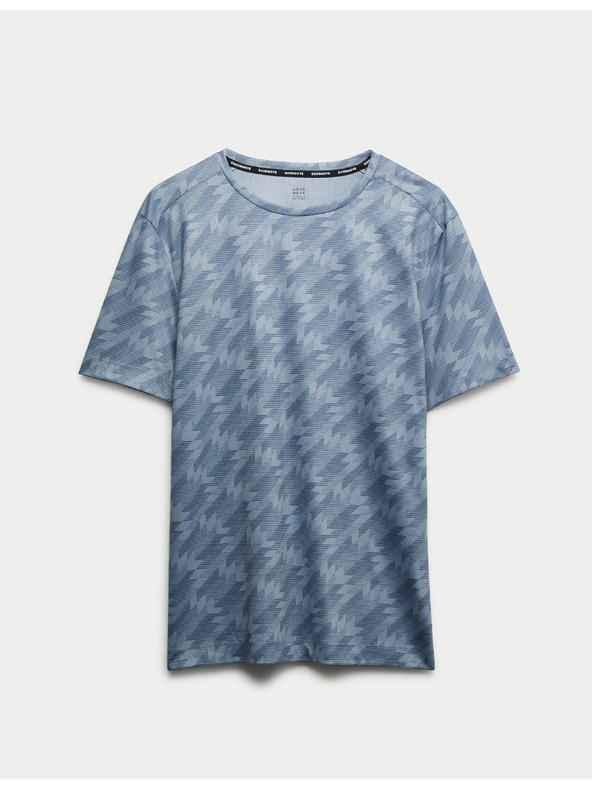 Marks & Spencer Okrugla majica s printom Marks & Spencer plava