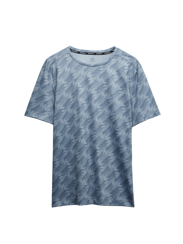 Marks & Spencer Okrugla majica s printom Marks & Spencer plava