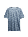 Marks & Spencer Okrugla majica s printom Marks & Spencer plava