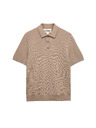 Marks & Spencer Pletena polo majica s teksturom i visokim udjelom pamuka Marks & Spencer bež