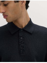 Marks & Spencer Pletena polo majica s teksturom i visokim udjelom pamuka Marks & Spencer mornarsko plava