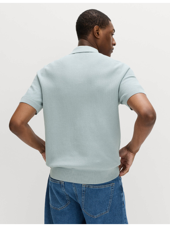 Marks & Spencer Pletena polo majica s teksturom i visokim udjelom pamuka Marks & Spencer plava