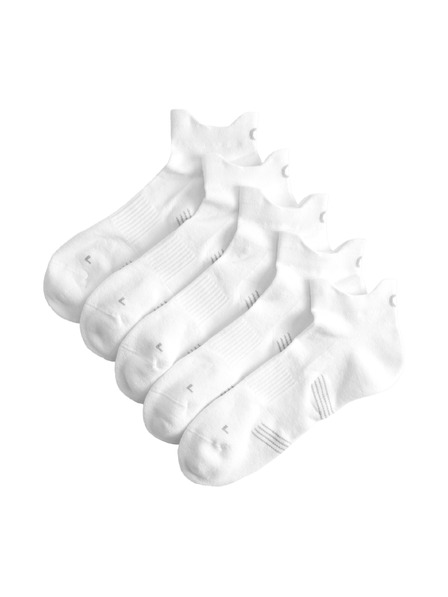Marks & Spencer Prigušene kratke čarape Trainer Liners™ s tehnologijom Cool & Fresh™, 5 pari u pakiranju Marks & Spencer bijela