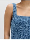 Marks & Spencer Tekoća denimska mini haljina od čistog pamuka ukrasena resicama Marks & Spencer mornarska plava