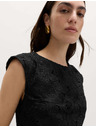 Marks & Spencer Midi haljina olovnog kroja s čipkastim prosječenjima Marks & Spencer crna