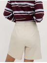 Marks & Spencer Chino šortice s visokim strukom s visokim udjelom pamuka Marks & Spencer kremasta