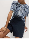 Marks & Spencer Chino šortice s visokim strukom s visokim udjelom pamuka Marks & Spencer mornarica plava