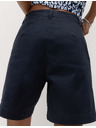 Marks & Spencer Chino šortice s visokim strukom s visokim udjelom pamuka Marks & Spencer mornarica plava