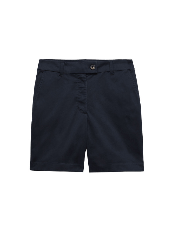 Marks & Spencer Chino šortice s visokim strukom s visokim udjelom pamuka Marks & Spencer mornarica plava