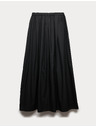 Marks & Spencer Plisirana maxi suknja od čiste pamuka Marks & Spencer crna