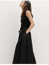 Marks & Spencer Plisirana maxi suknja od čiste pamuka Marks & Spencer crna