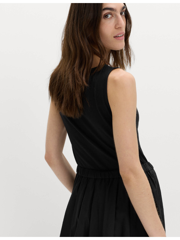 Marks & Spencer Plisirana maxi suknja od čiste pamuka Marks & Spencer crna