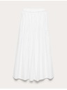 Marks & Spencer Plisirana maxi suknja od čiste pamuka Marks & Spencer bijela