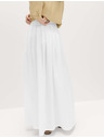 Marks & Spencer Plisirana maxi suknja od čiste pamuka Marks & Spencer bijela