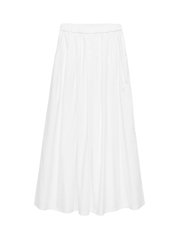 Marks & Spencer Plisirana maxi suknja od čiste pamuka Marks & Spencer bijela