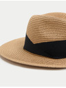 Marks & Spencer Papirni slamnjak fedora Marks & Spencer bež