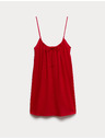 Marks & Spencer Rastegljive mini haljine s vezanjem sprijeda Marks & Spencer crvena