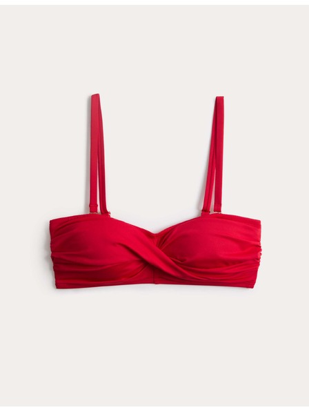 Marks & Spencer Gornji dio bikinija s podprsenkom bandeau s jastučićima i uvijenim prednjim dijelom Marks & Spencer crvena