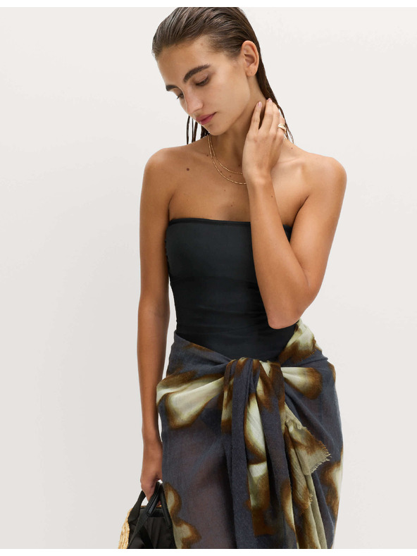Marks & Spencer Tankini majica bandeau tipa Marks & Spencer crna