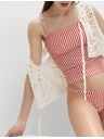 Marks & Spencer Tankini majica sa nabinama i printom Marks & Spencer crvena