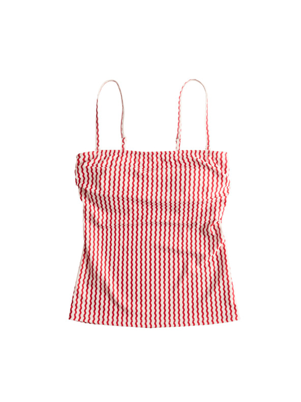 Marks & Spencer Tankini majica sa nabinama i printom Marks & Spencer crvena