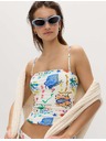 Marks & Spencer Tankini majica sa nabinama i printom Marks & Spencer viševrsta