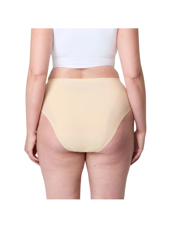 WUKA Menstruacijske gaće Wuka bez šavova Stretch Midi Brief Heavy bež