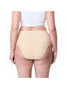 WUKA Menstruacijske gaće Wuka bez šavova Stretch Midi Brief Heavy bež