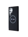 BMW BMW M Printed Round and Logo Magsafe Silikonska Zaštita za Samsung Galaxy S24 Ultra Black