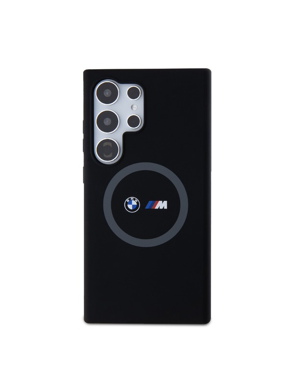 BMW BMW M Printed Round and Logo Magsafe Silikonska Zaštita za Samsung Galaxy S24 Ultra Black