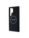 BMW BMW M Printed Round and Logo Magsafe Silikonska Zaštita za Samsung Galaxy S24 Ultra Black