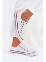 BIG STAR SHOES Ženski nisko do gležnja patike Big Star – bijele