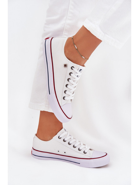 BIG STAR SHOES Ženski nisko do gležnja patike Big Star – bijele