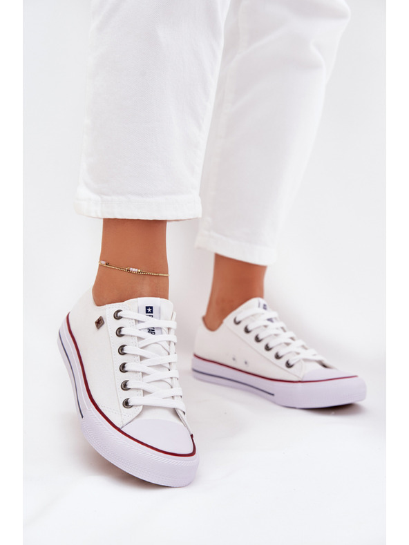 BIG STAR SHOES Ženski nisko do gležnja patike Big Star – bijele