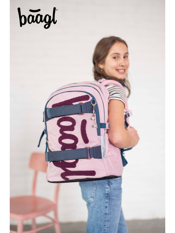 BAAGL  BAAGL Školski ruksak Skate Rose GRS