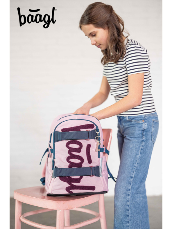 BAAGL  BAAGL Školski ruksak Skate Rose GRS