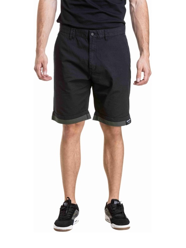 Meatfly Meatfly muške kratke hlače Barry 2.0 Black / Army Green Ripstop