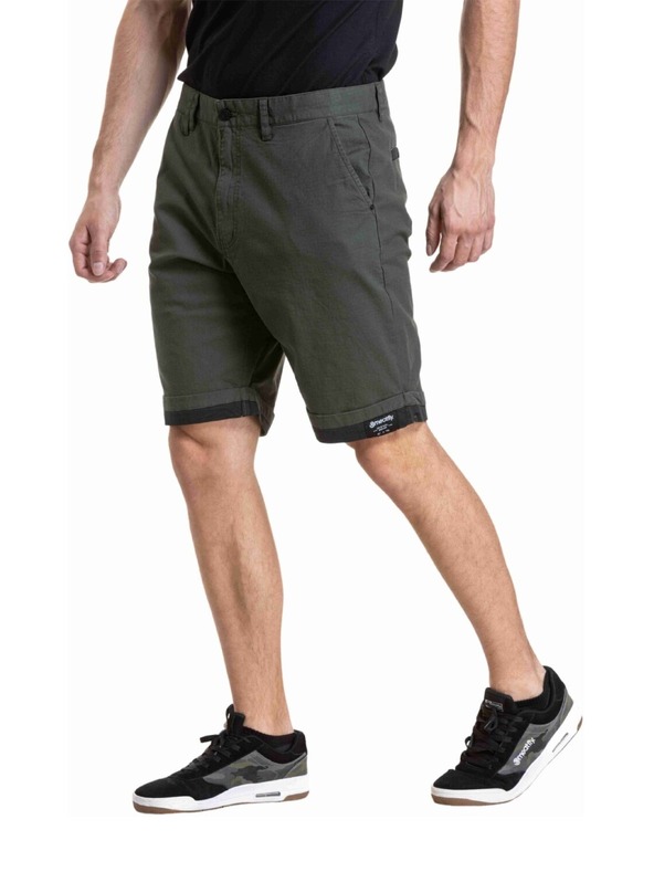 Meatfly Meatfly muške kratke hlače Barry 2.0 Army Green / Black Ripstop