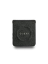 Guess Guess PU Leather 4G Colored Ring Magnetic Zadnji Poklopac za Samsung Galaxy Z Flip 7 Black